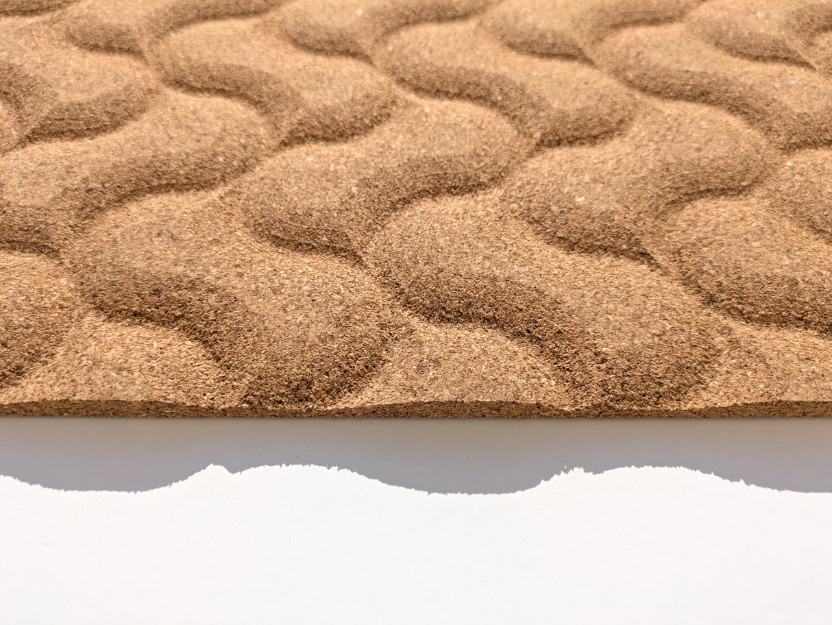 Dreamy Clouds - Cork Wall Panels in Natural Color