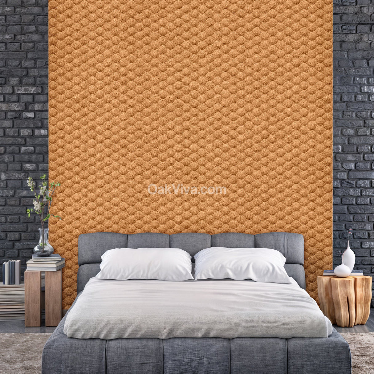 Golf - Cork Wall Panels in Natural Color