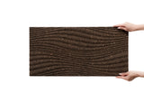 Grace - 3D Cork Wall Tiles in Natural Black Color