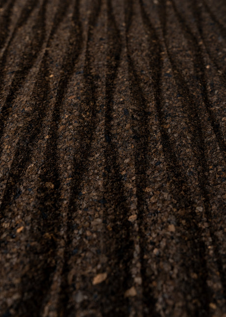 Meadows - 3D Cork Tiles in Natural Black Color