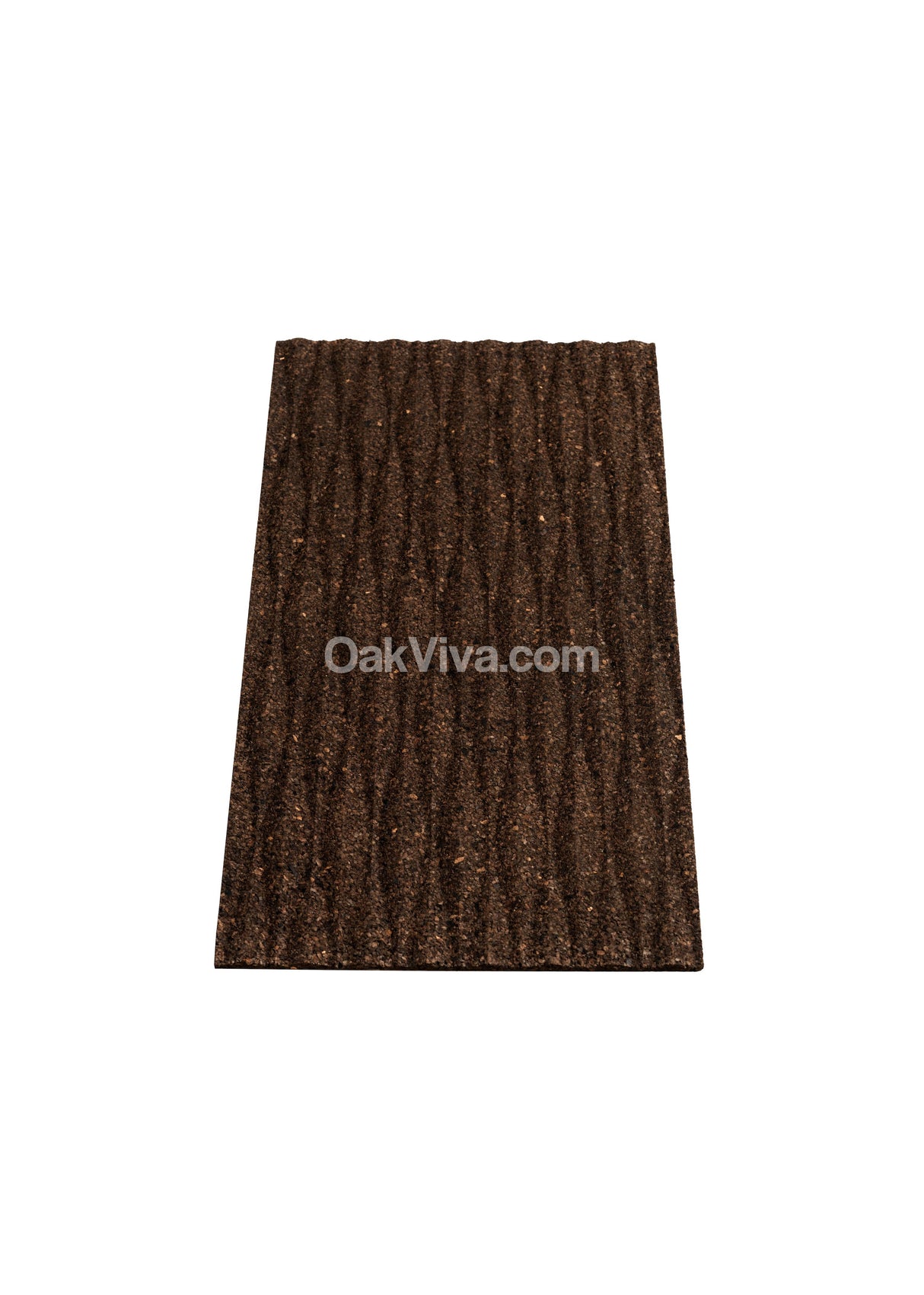 Meadows - 3D Cork Tiles in Natural Black Color