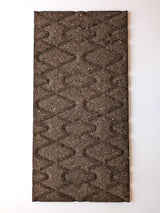 Rumba - 3D Cork Wall Tiles in Natural Black Color