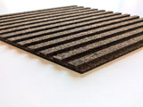 Stripe Rhombus in Natural Black - 12 Tiles Box