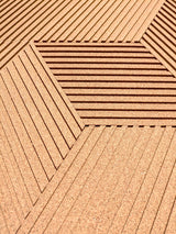 Stripe Rhombus - 12 Cork Tiles Box