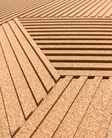 Stripe Rhombus - 12 Cork Tiles Box