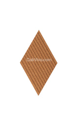 Stripe Rhombus Cork Tiles - 6 Tiles Box