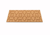 Rumba - 3D Cork Wall Tiles in Natural Color