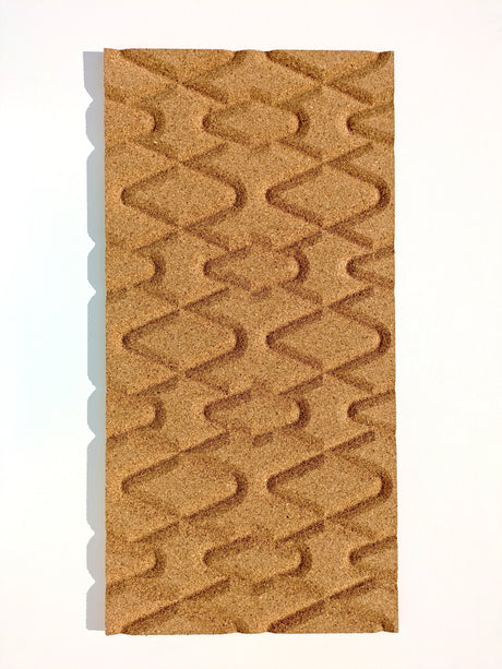 Rumba - 3D Cork Wall Tiles in Natural Color