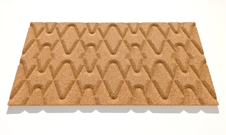 Rumba - 3D Cork Wall Tiles in Natural Color
