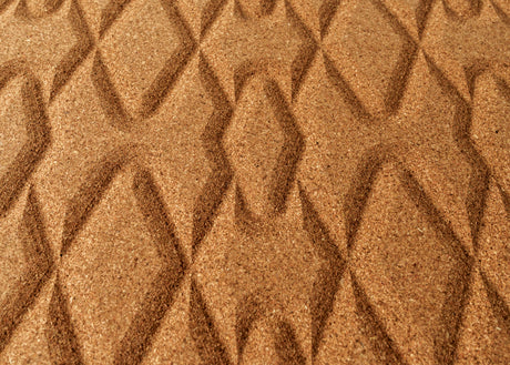 Rumba - 3D Cork Wall Tiles in Natural Color