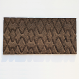 Rumba - 3D Cork Wall Tiles in Natural Black Color