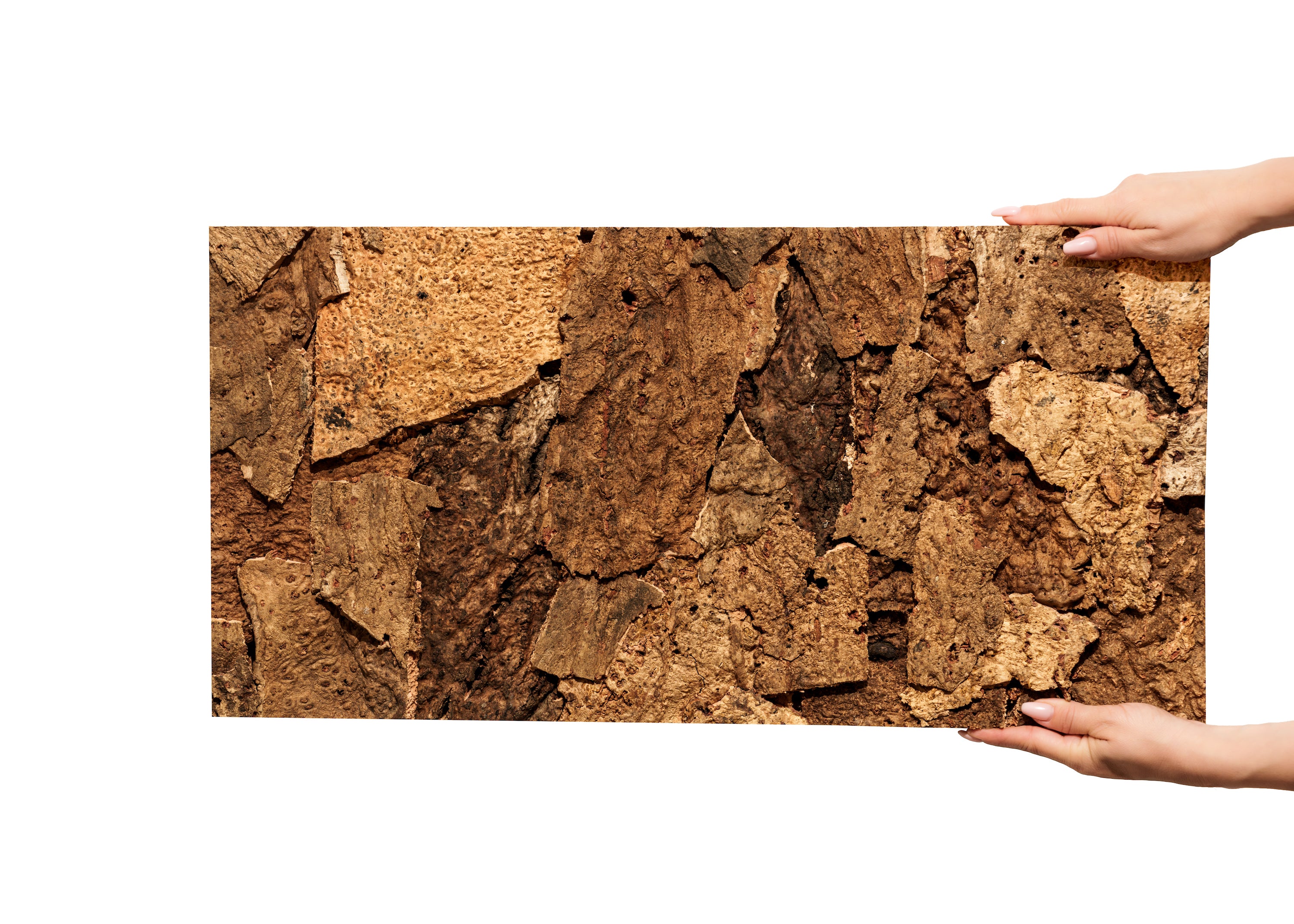 Rustic Belly Virgin Cork Wall Panels | OakViva