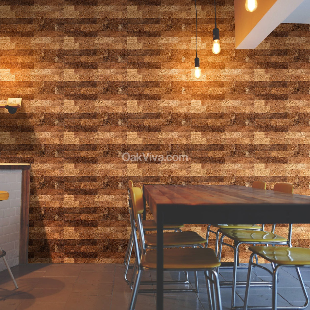 Rustic Narrow - Virgin Cork Wall Panels