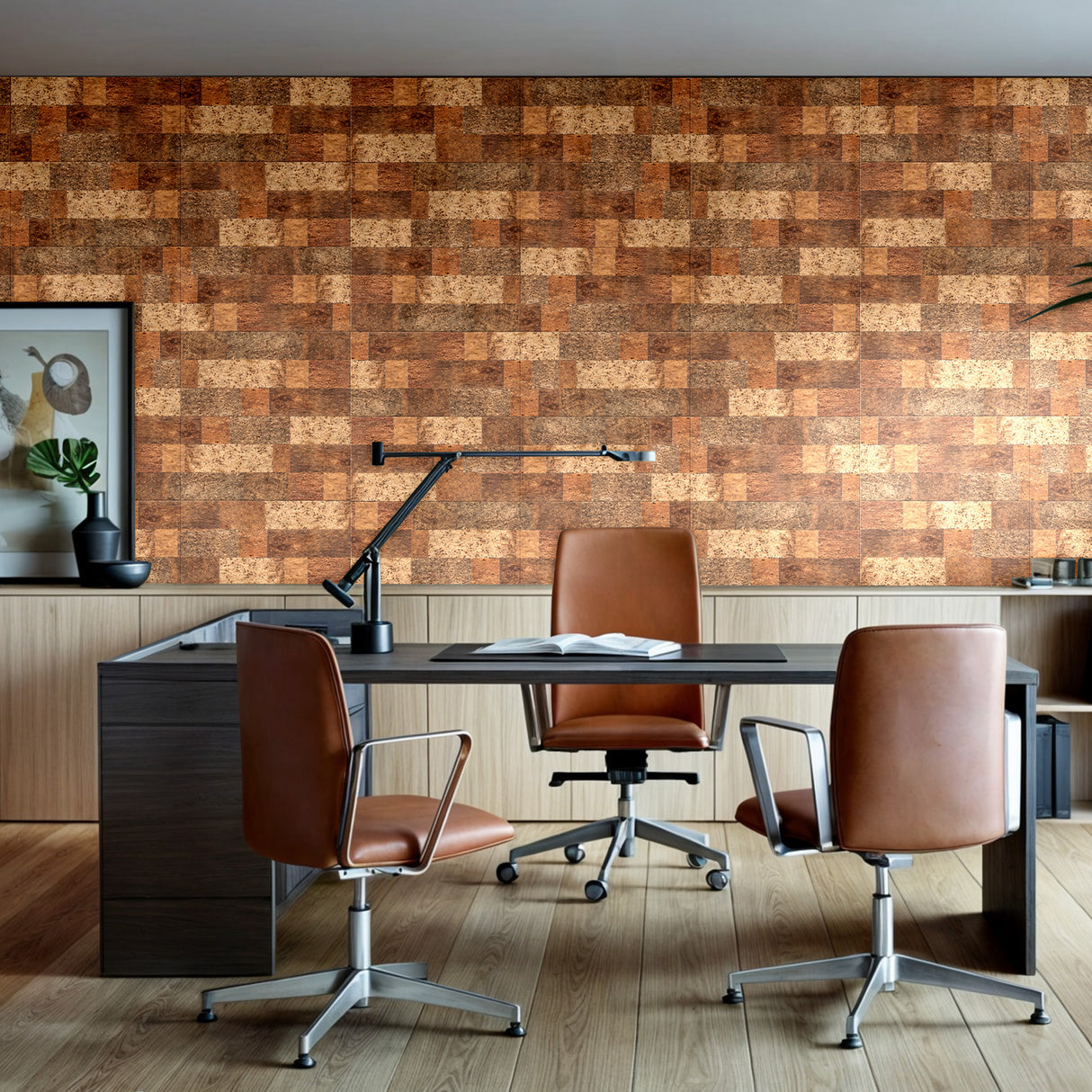 Rustic Wide - Virgin Cork Wall Panels