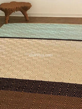 SUGO Fuji Hand Made Jute and Cotton Rug with Cork