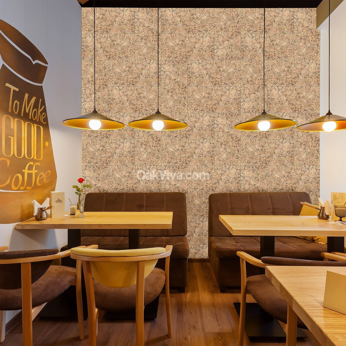 Silk Essence - Soft White Cork Wall Panels