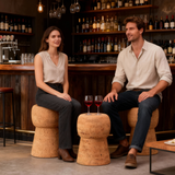 Solid Cork Champagne Stool