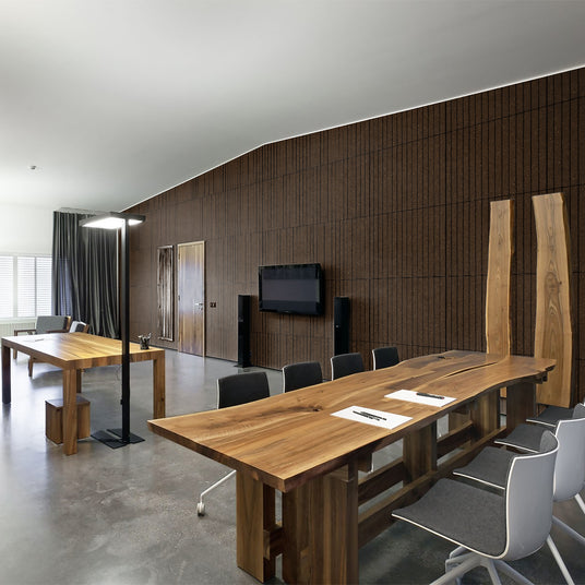 Stripes - Cork Panels in Natural Black Color