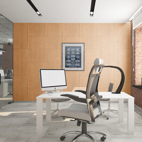 Stripes - Cork Wall Tiles in Natural Color