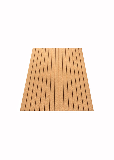 Stripes - Cork Wall Tiles in Natural Color