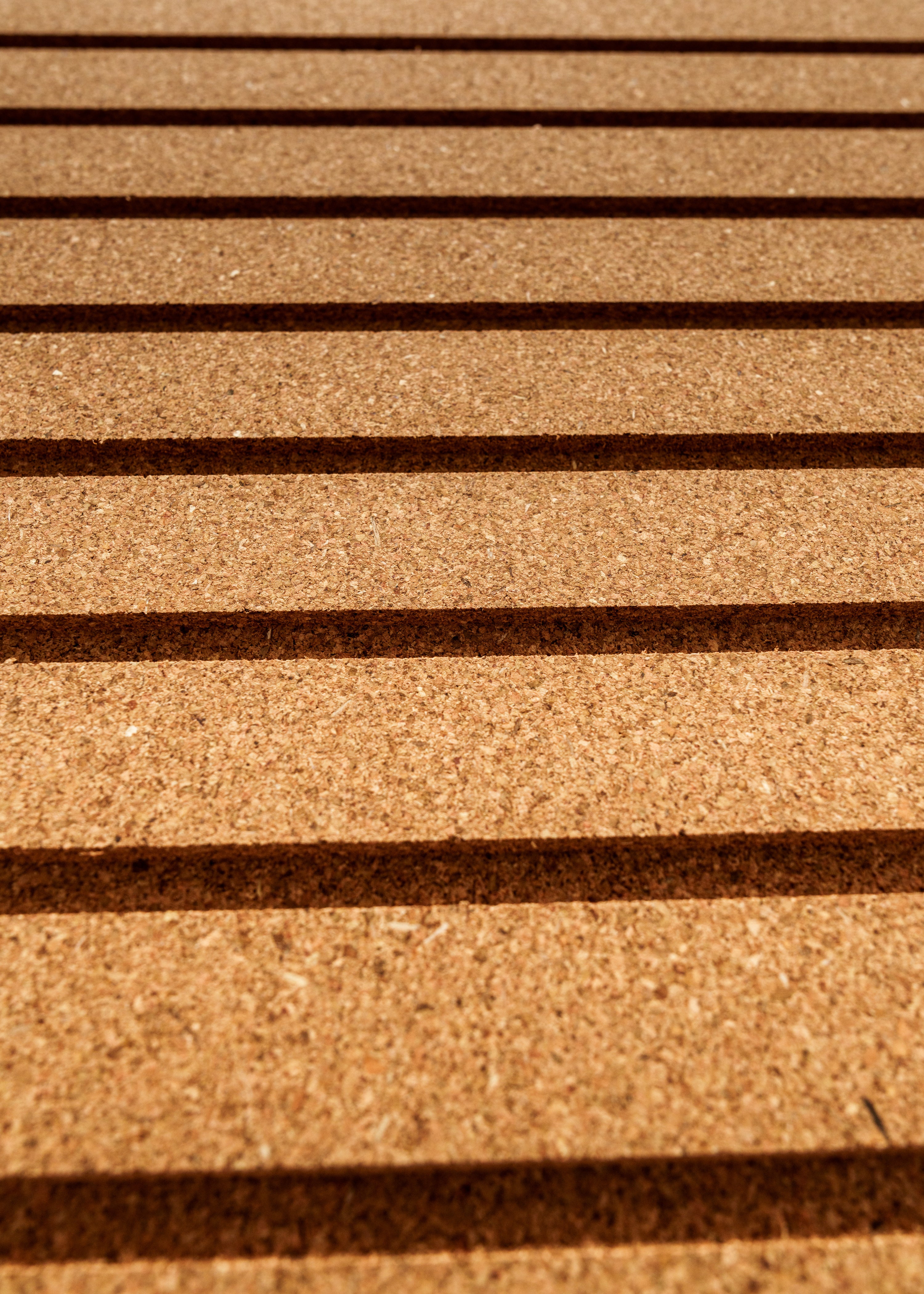 【美品】BasShu THE STRIPES / CORK Stripes - Cork Wall Panels in Natural Color – OakViva