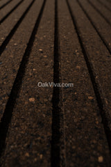 Stripes - Cork Wall Tiles in Natural Black Color