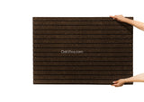 Stripes - Cork Wall Tiles in Natural Black Color