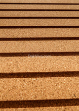 Stripes - Cork Wall Tiles in Natural Color