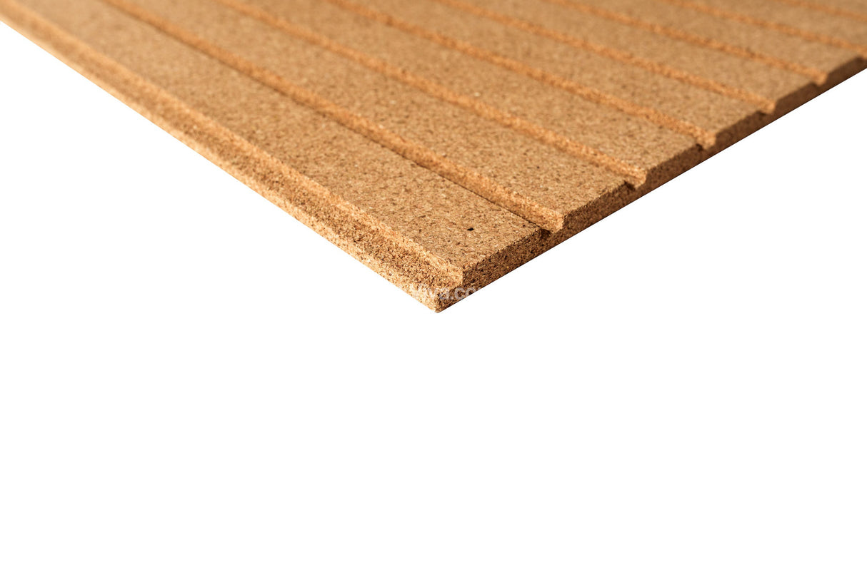 Stripes - Cork Wall Tiles in Natural Color