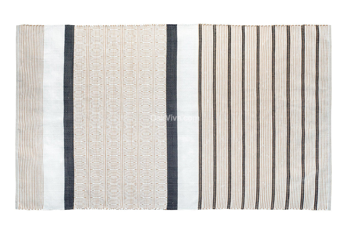 SUGO Arizona Hand Woven Cotton Rug with Cork