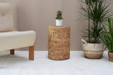 Solid Cork Barrel Stool or Side Table