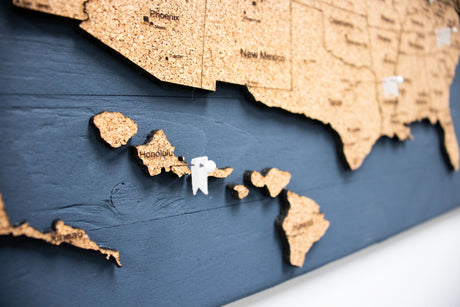 United States 3D Cork Travel Map-3