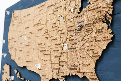 United States 3D Cork Travel Map-4
