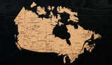 Canada 3D Cork Travel Map | 44" x 24"-5