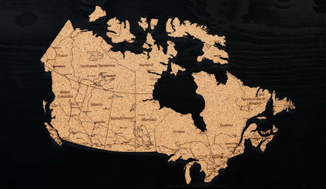 Canada 3D Cork Travel Map | 44" x 24"-5