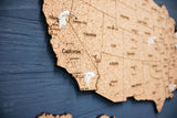 United States 3D Cork Travel Map-6