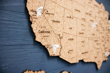 United States 3D Cork Travel Map-6