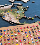Europe 3D Cork Push Pin Map | Labelled | 36" x 36"-12