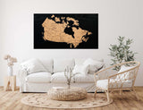 Canada 3D Cork Travel Map | 44" x 24"-4