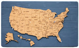 United States 3D Cork Travel Map-1