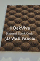 Golf - Cork Wall Panels in Natural Black Color