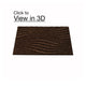 Grace - 3D Cork Wall Tiles in Natural Black Color